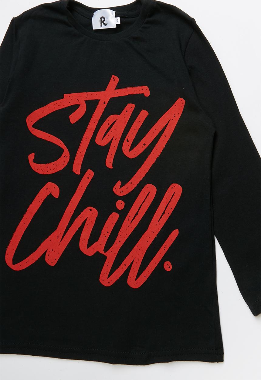 Rebel Republic - 2 Pack long sleeve top - grey & black