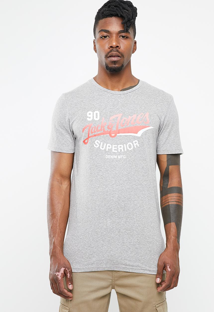 Jack & Jones - Summertime tee - grey 