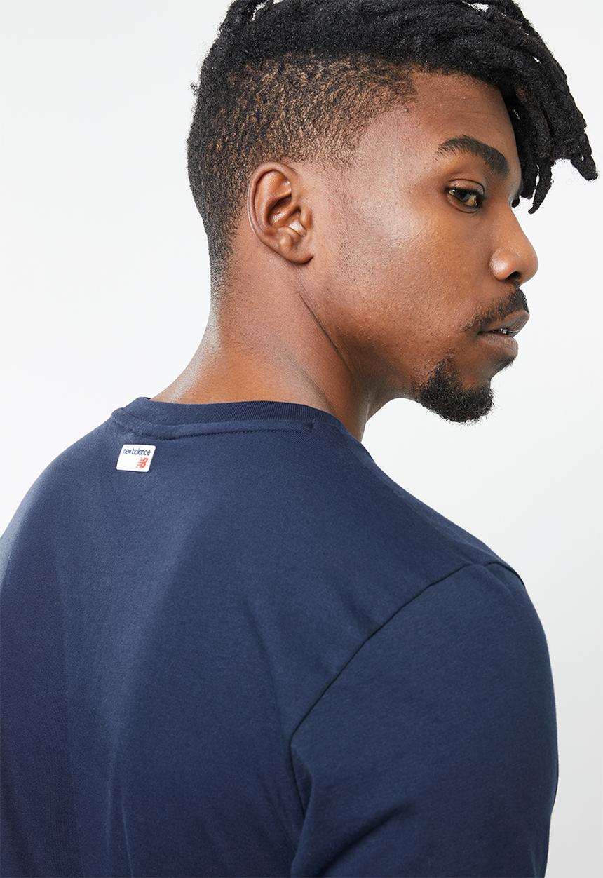 New Balance  - Athletics side stripe tee - multi