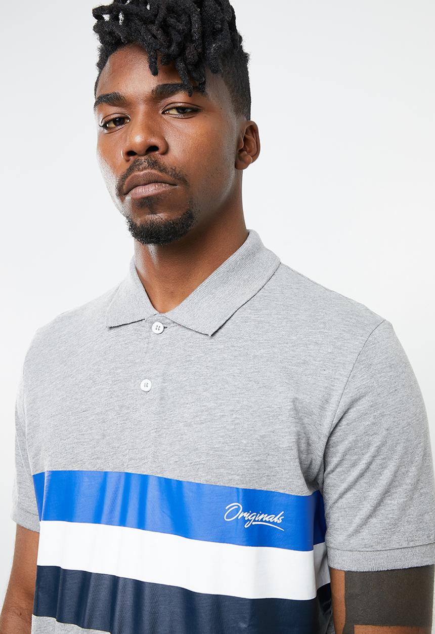 Jack & Jones - Shakedowns polo - grey 