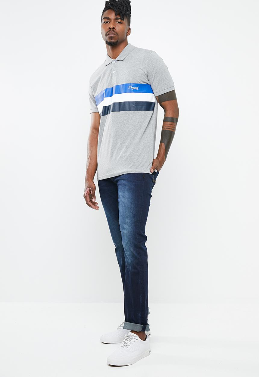 Jack & Jones - Shakedowns polo - grey 