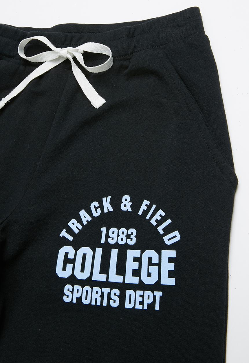 Rebel Republic - Printed jogger - black