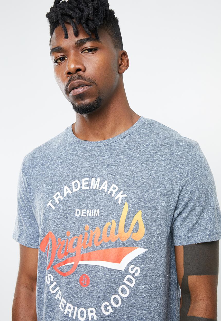 Jack & Jones - Summertime tee - blue 