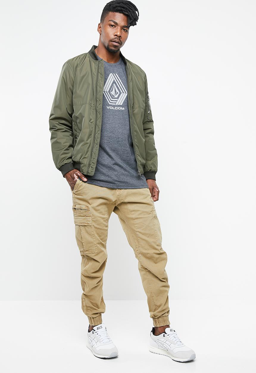 Volcom - Cycle stone short sleeve T-shirt - grey