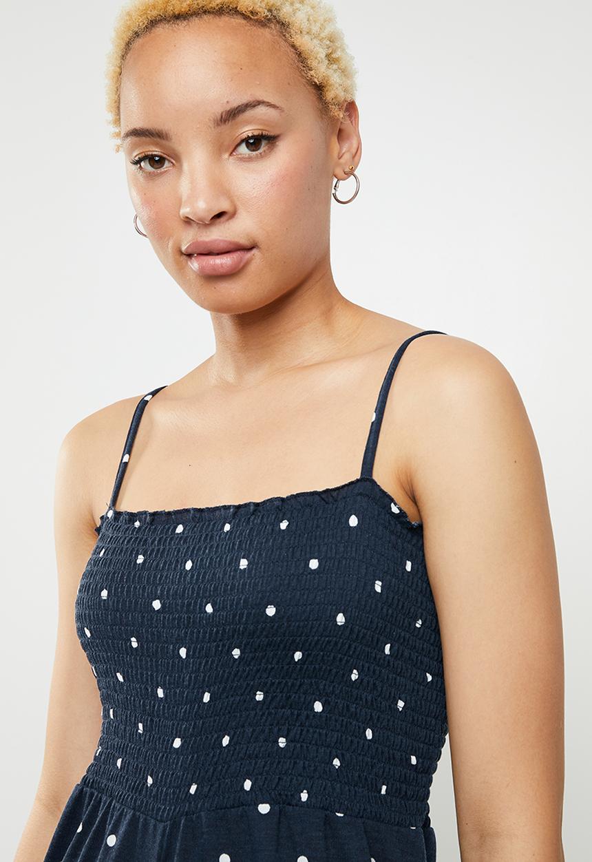 Cotton On - Sian shirred jumpsuit - navy