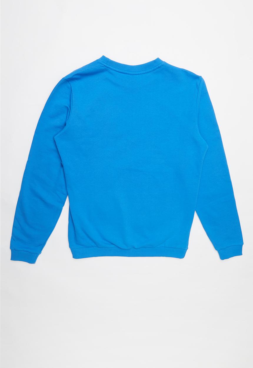 PUMA - Ess logo crew sweat - blue