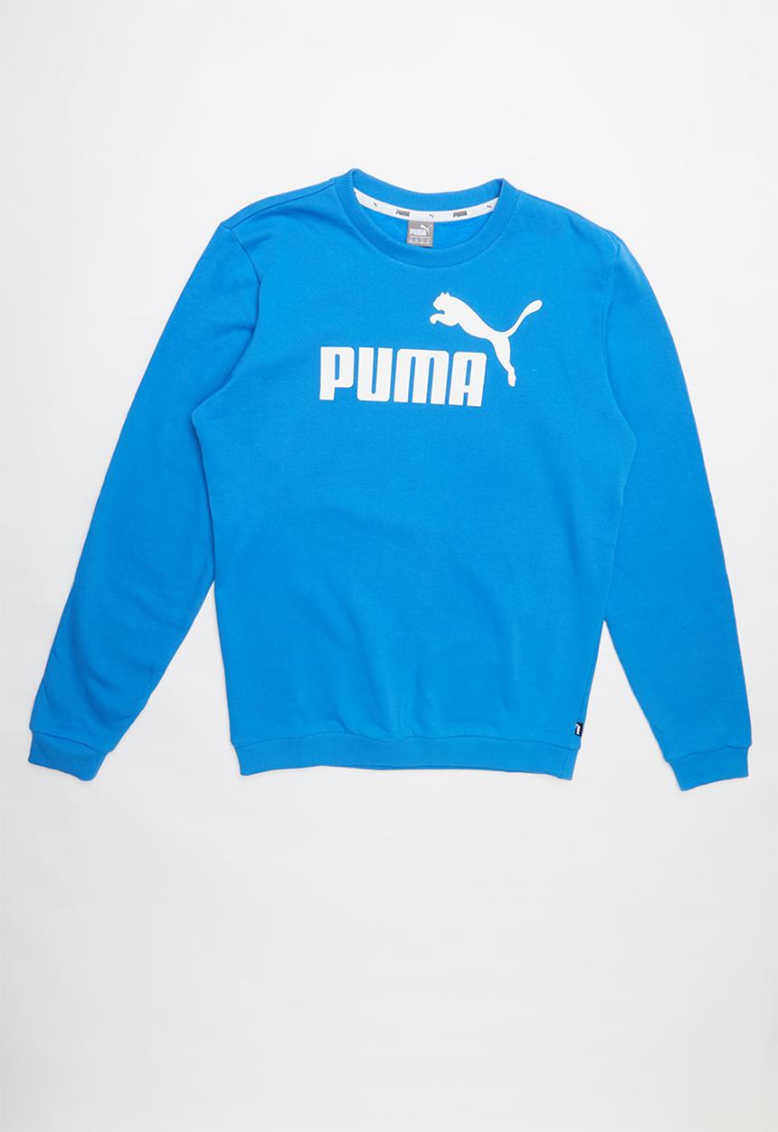 PUMA - Ess logo crew sweat - blue