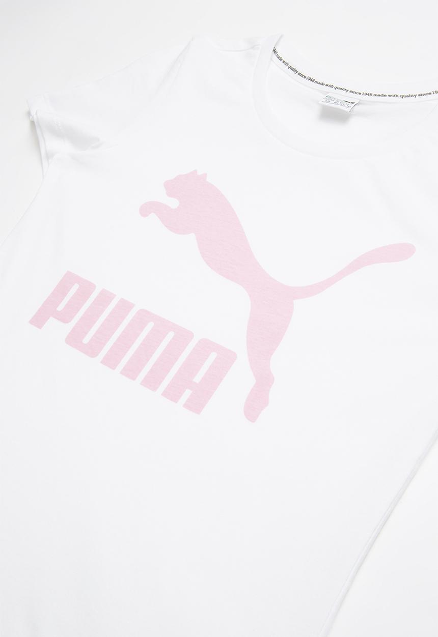 PUMA - Classics tee - white