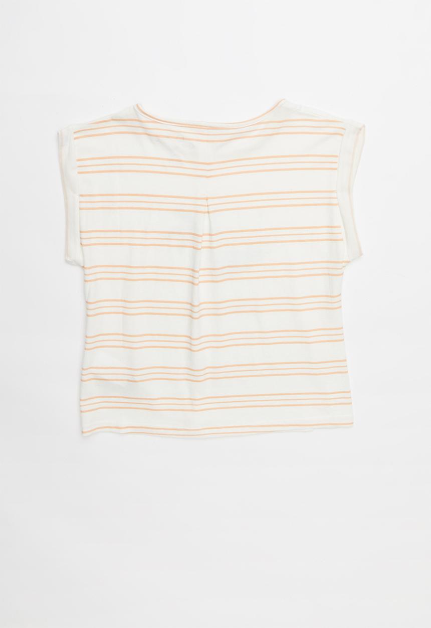 Roxy - From the jump b tee - white & coral
