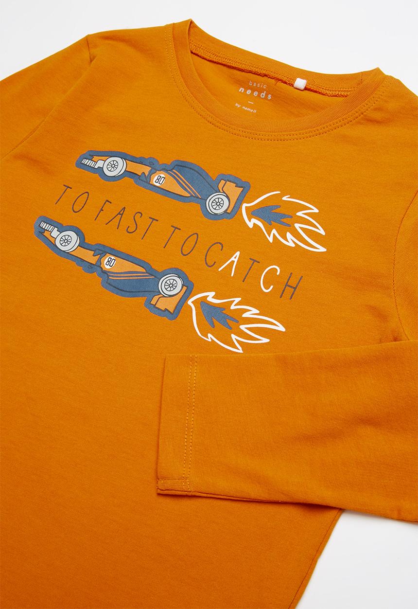 Name It - Victor long sleeve top - orange