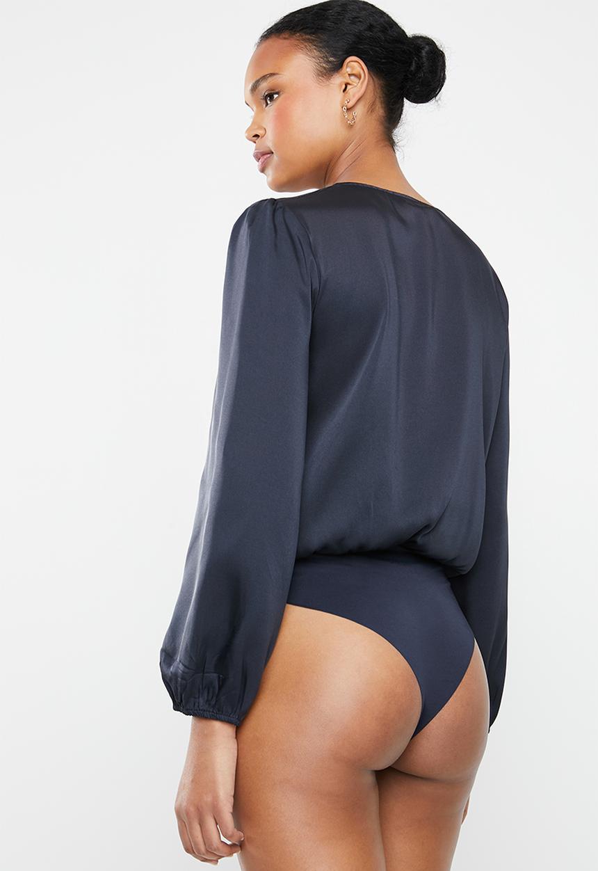ONLY - Royal long sleeve bodysuit - navy