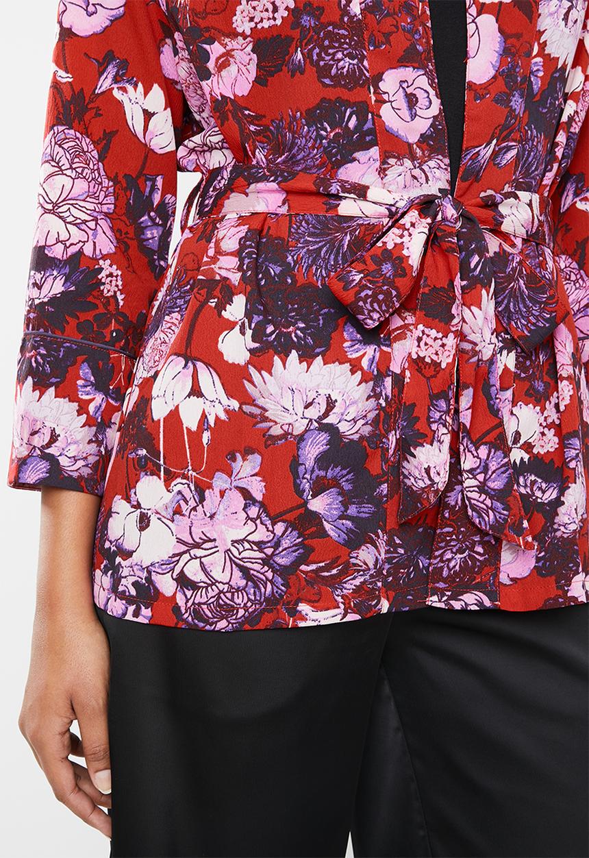 Vero Moda - Marlene short kimono - red