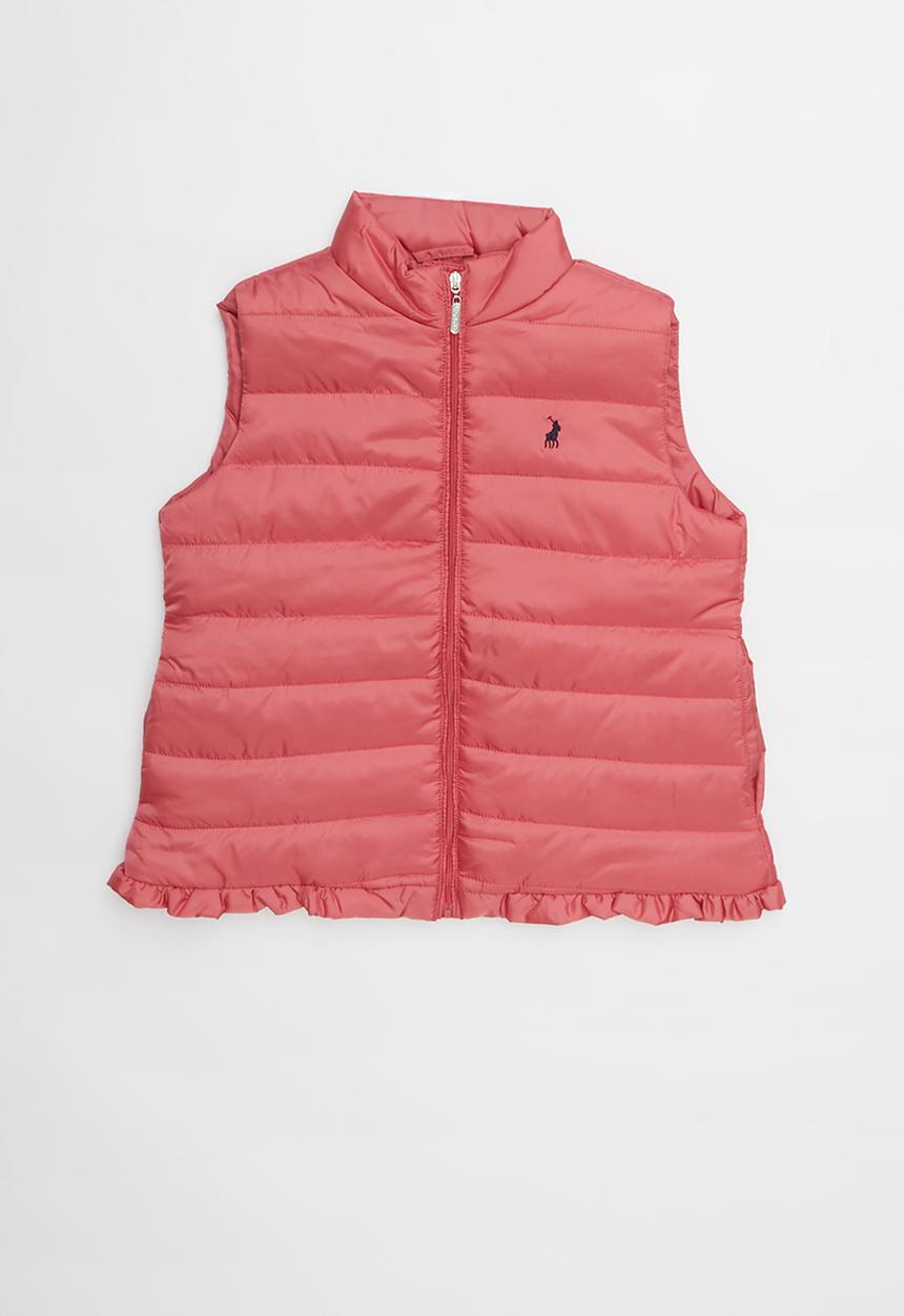 POLO - Sleeveless puffer jacket - pink