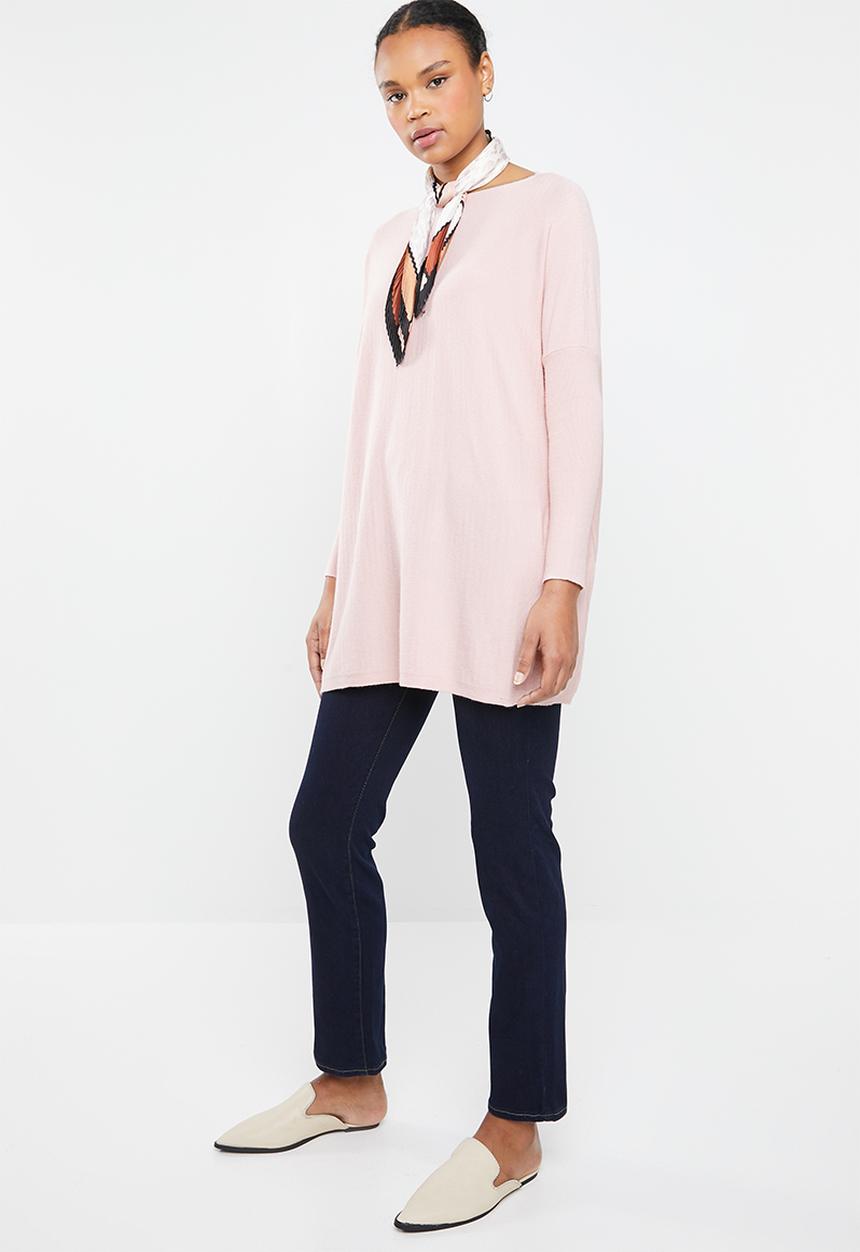 Revenge - Balloon sleeve knit - pink