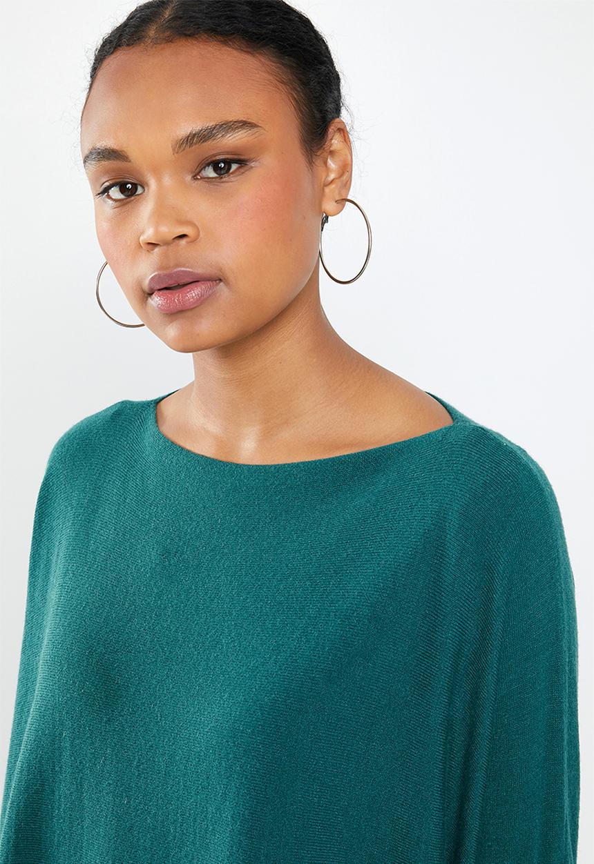 Revenge - Balloon sleeve knit - teal