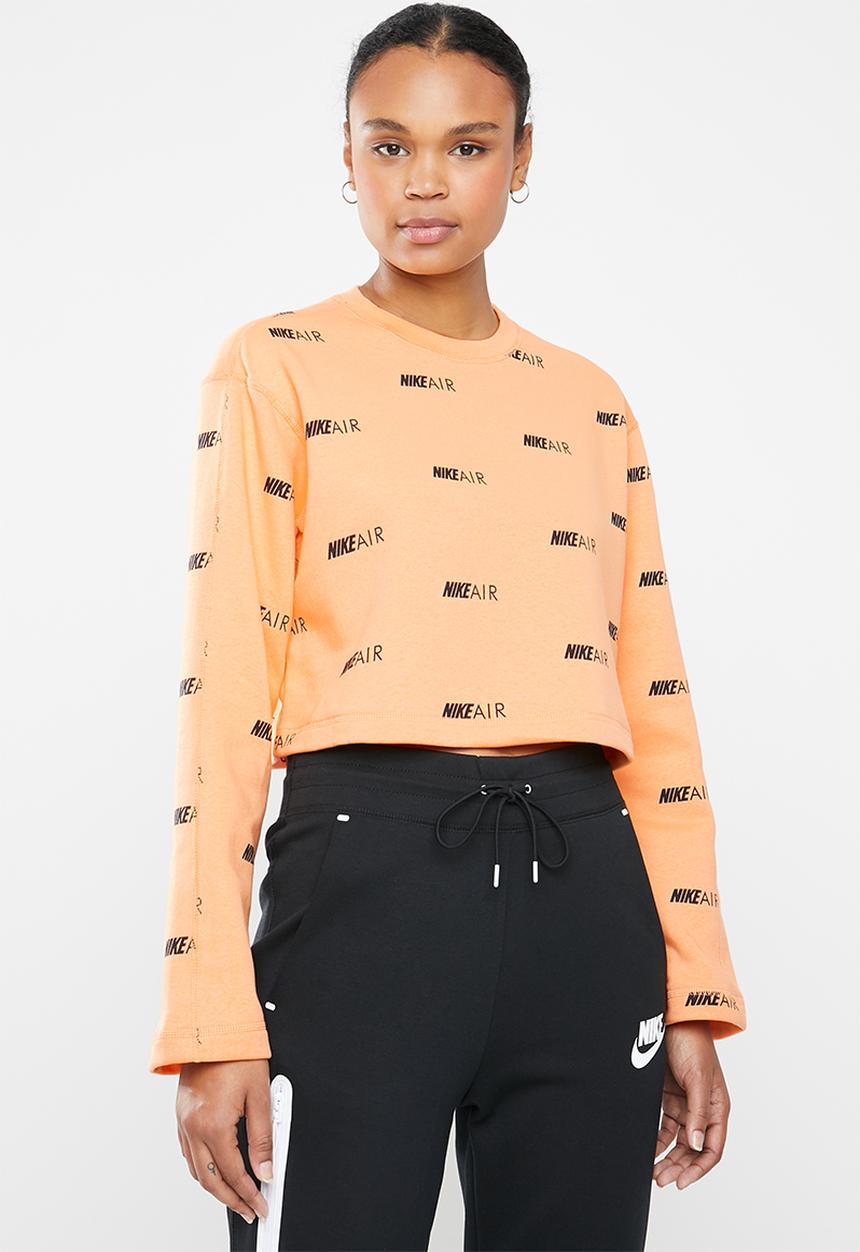 Nike - Air fleece crew - orange