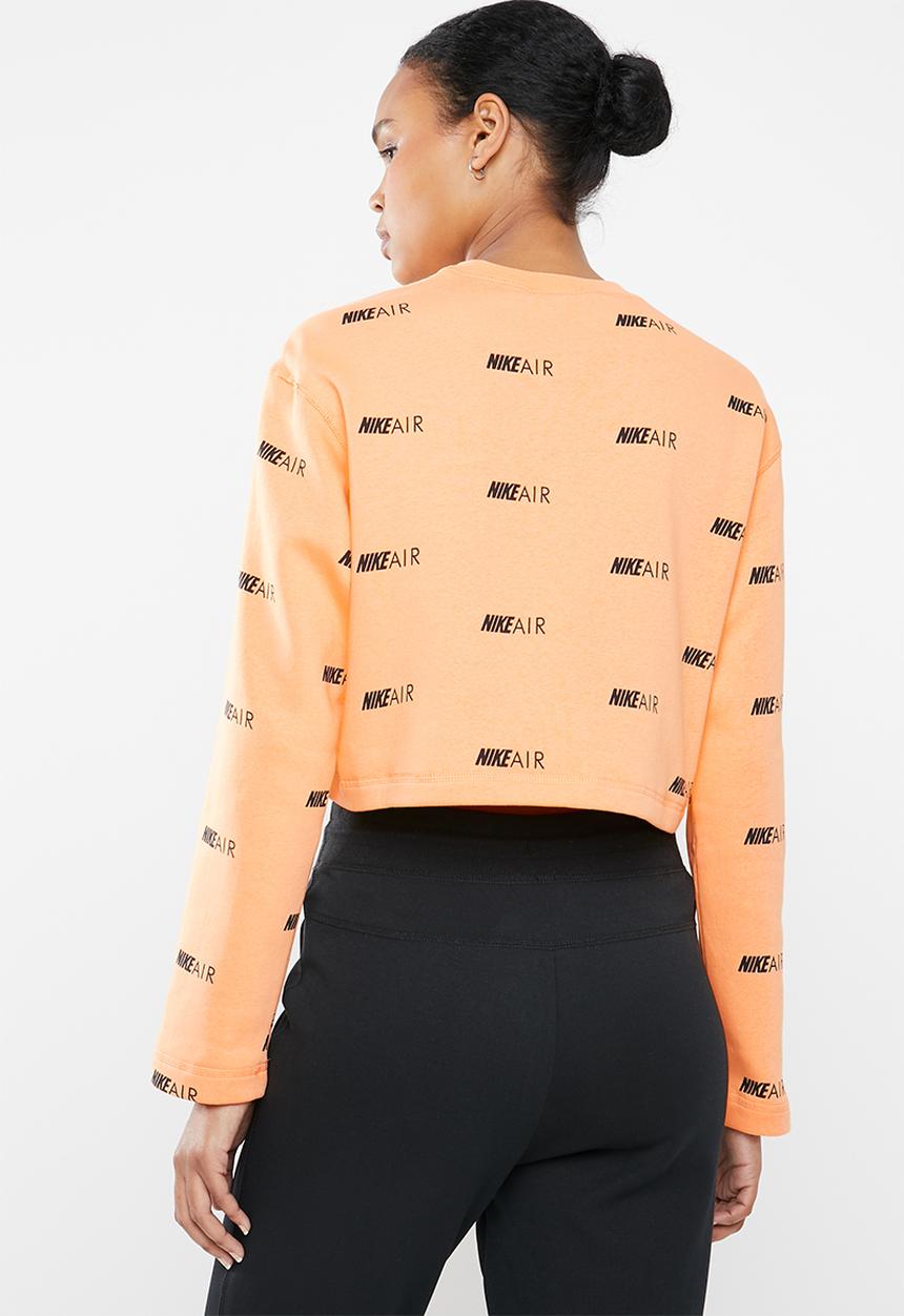 Nike - Air fleece crew - orange
