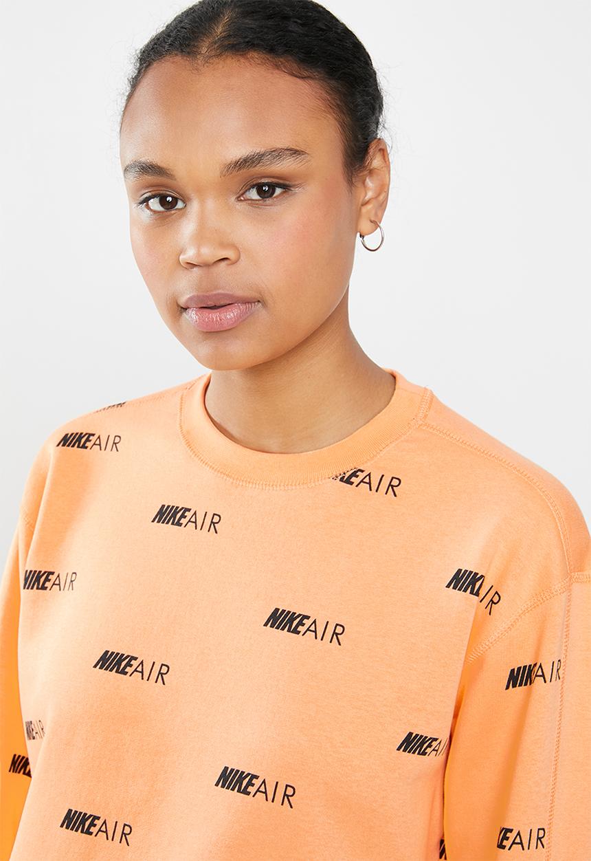 Nike - Air fleece crew - orange