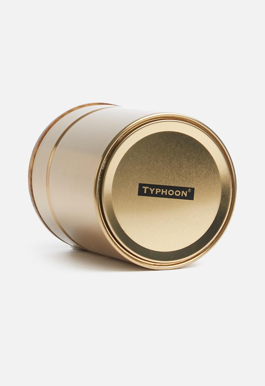 Typhoon - Modern kitchen canister - gold