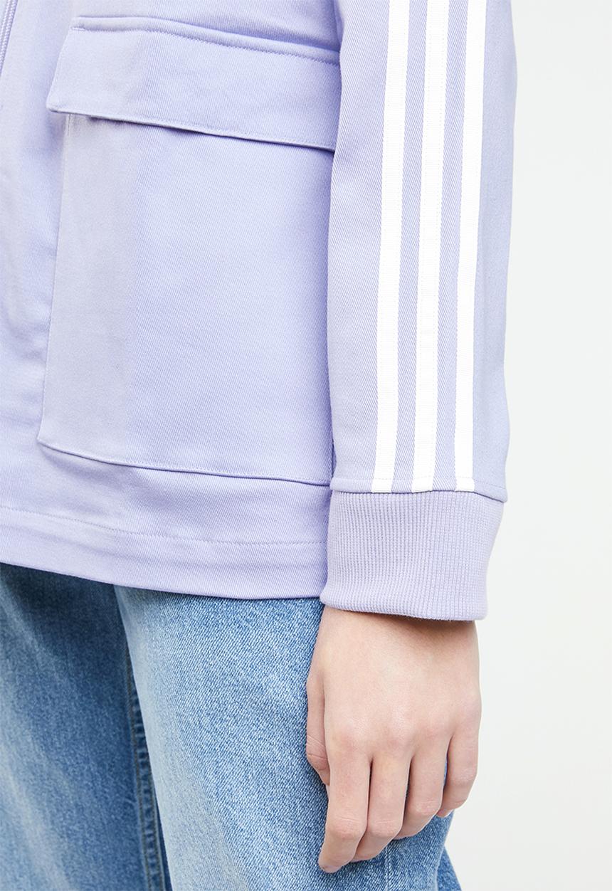 adidas Originals - 3 stripes pocket tracktop - purple