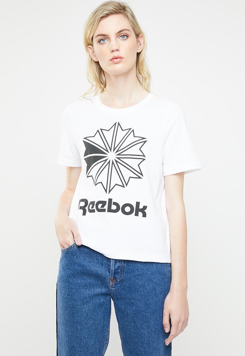 Reebok - AC gr tee - white & black