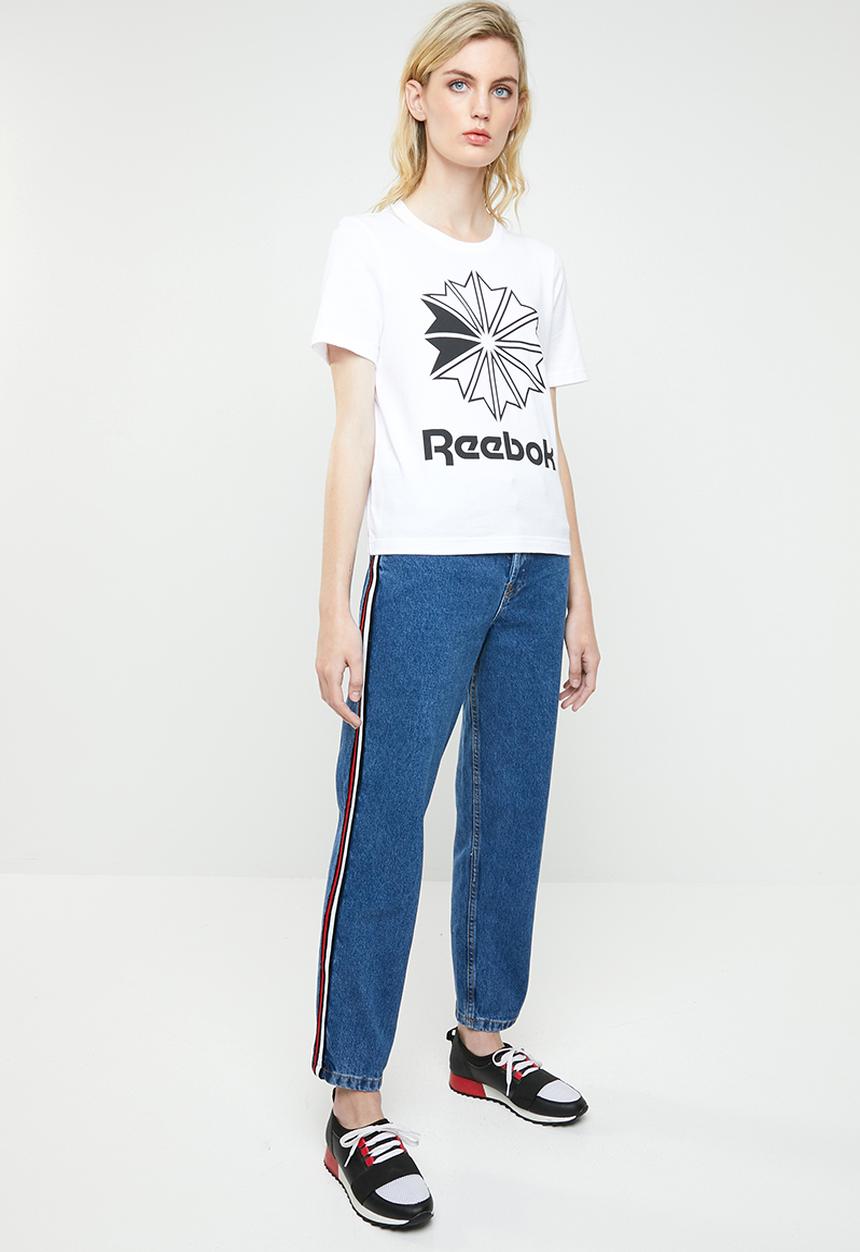 Reebok - AC gr tee - white & black