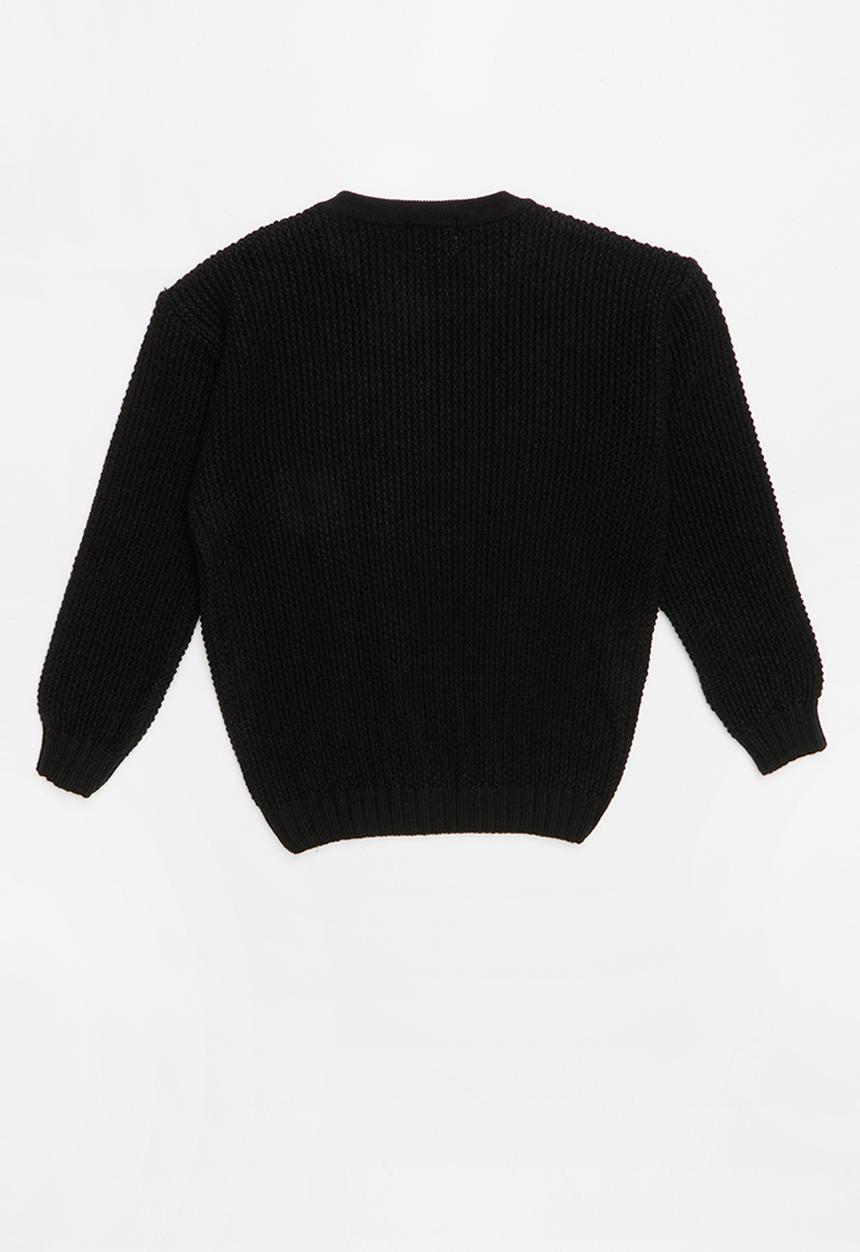 Pop Candy - Long sleeve knit - black