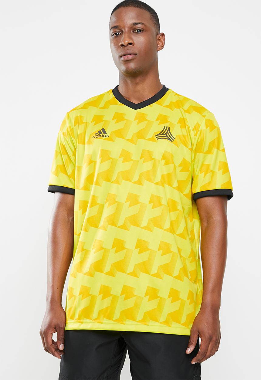 adidas Performance - Tango AOP jersey tee - yellow