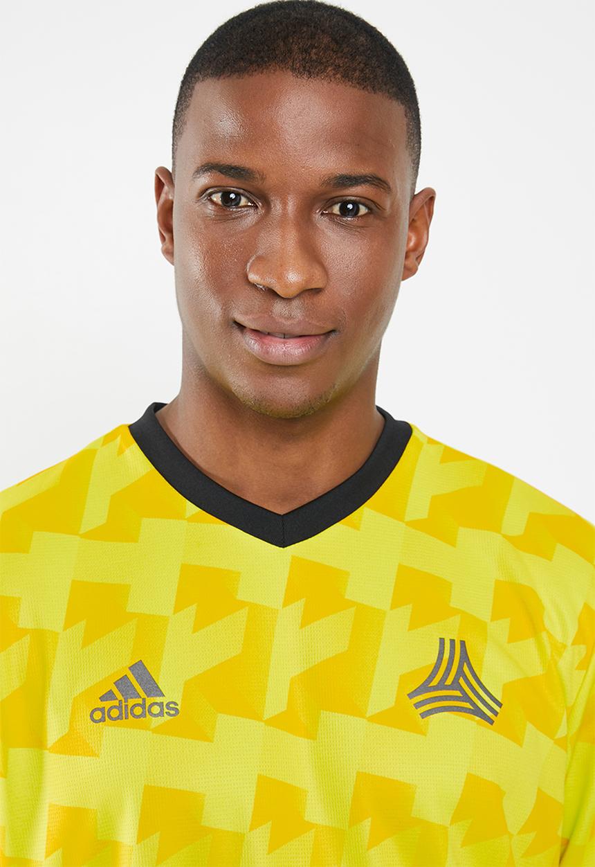adidas Performance - Tango AOP jersey tee - yellow