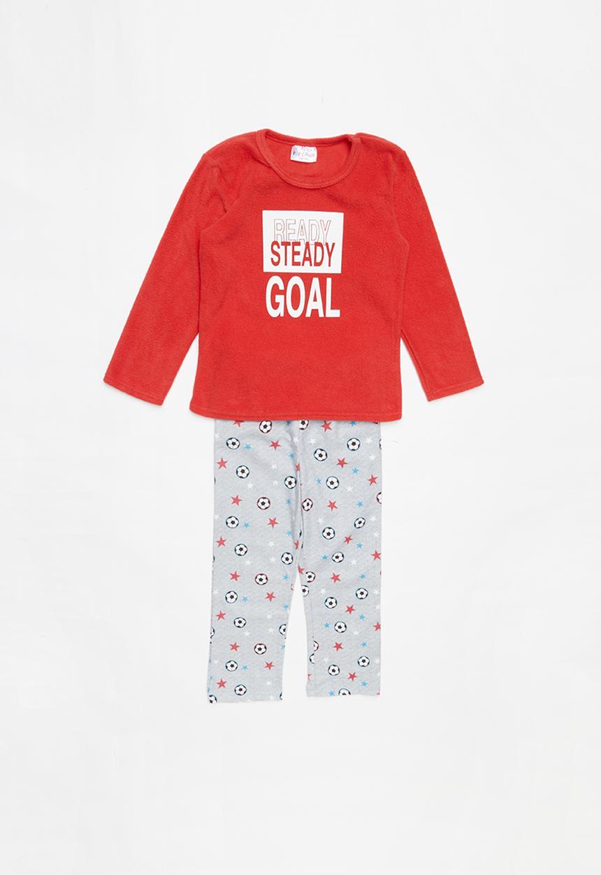 Pop Candy - Fleece and flannel pyjamas - grey