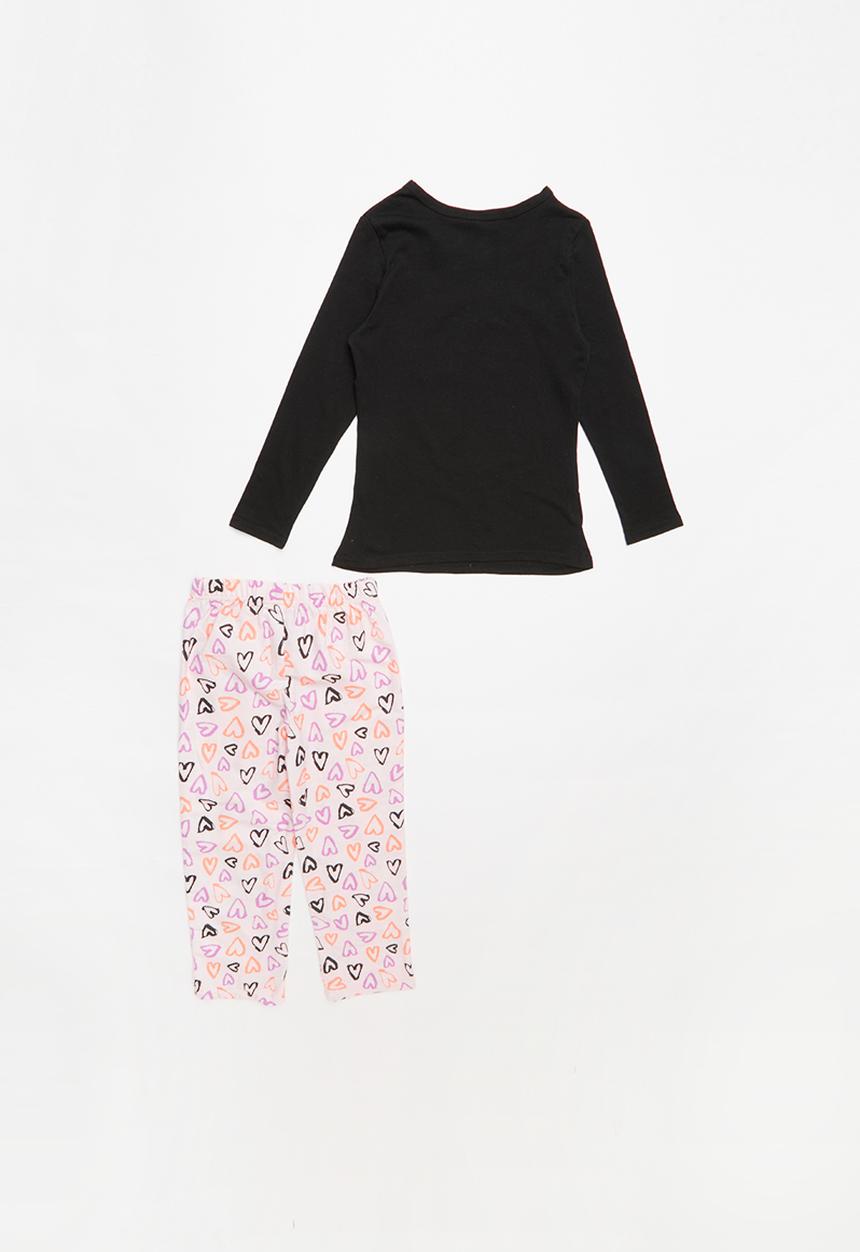Pop Candy - Flannel hearts pyjama set - multi