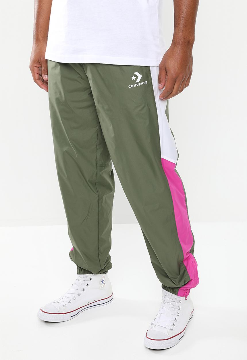 Converse - Converse woven shell pant - khaki green 