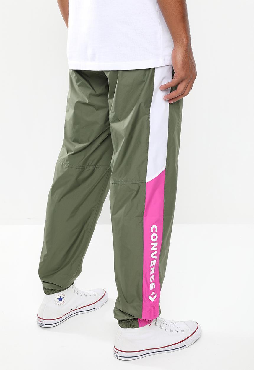 Converse - Converse woven shell pant - khaki green 