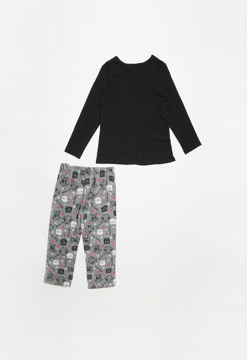Pop Candy - Flannel pyjama set - black