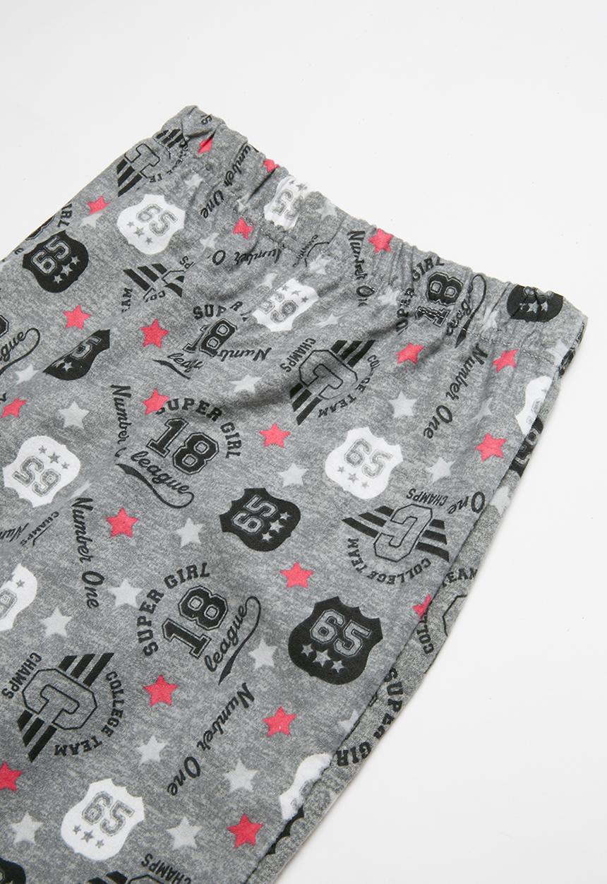 Pop Candy - Flannel pyjama set - black