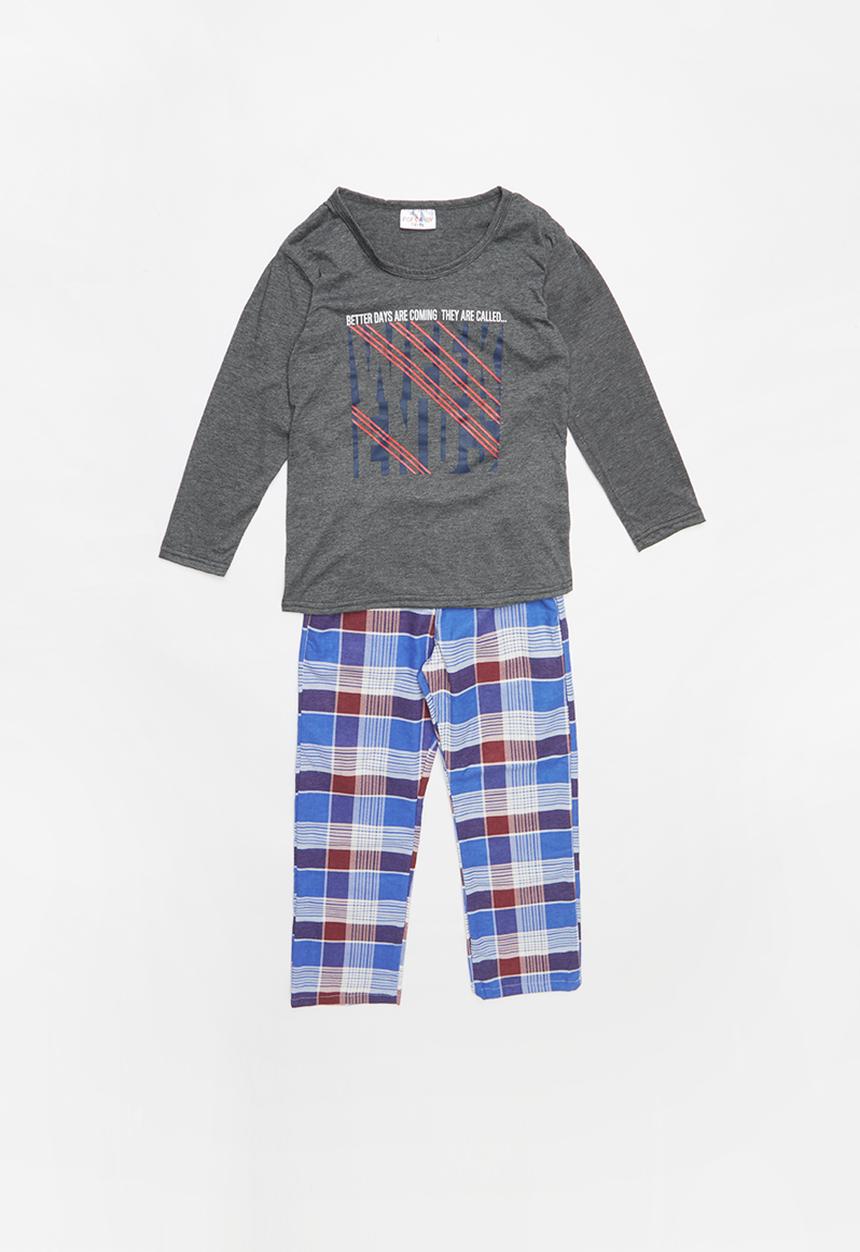 Pop Candy - Fannel check pyjama set - multi