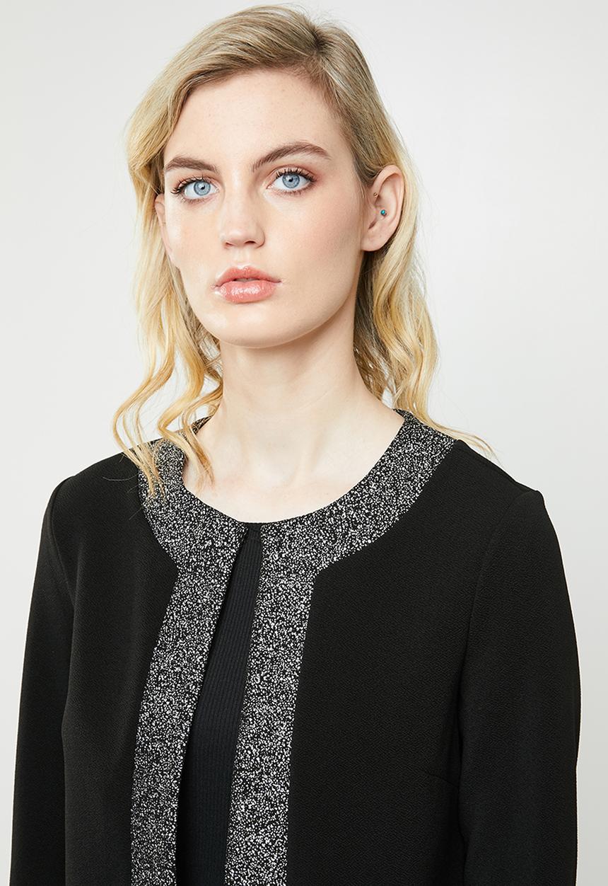 Vero Moda - Silverline blazer - black & silver