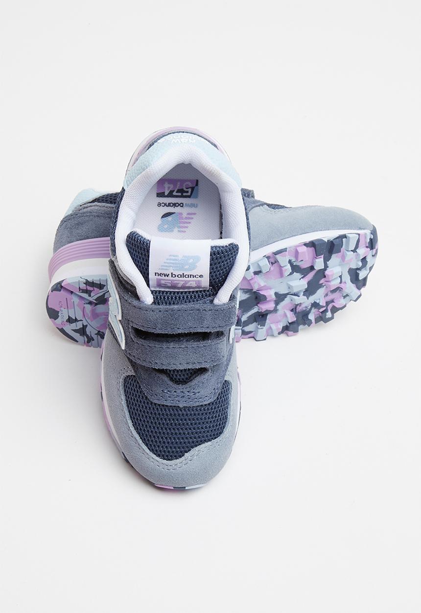 New Balance  - 574 Grade/pre velcro - blue & purple 