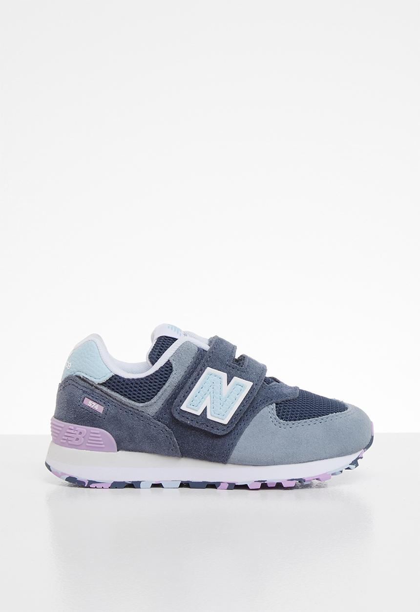 New Balance  - 574 Grade/pre velcro - blue & purple 