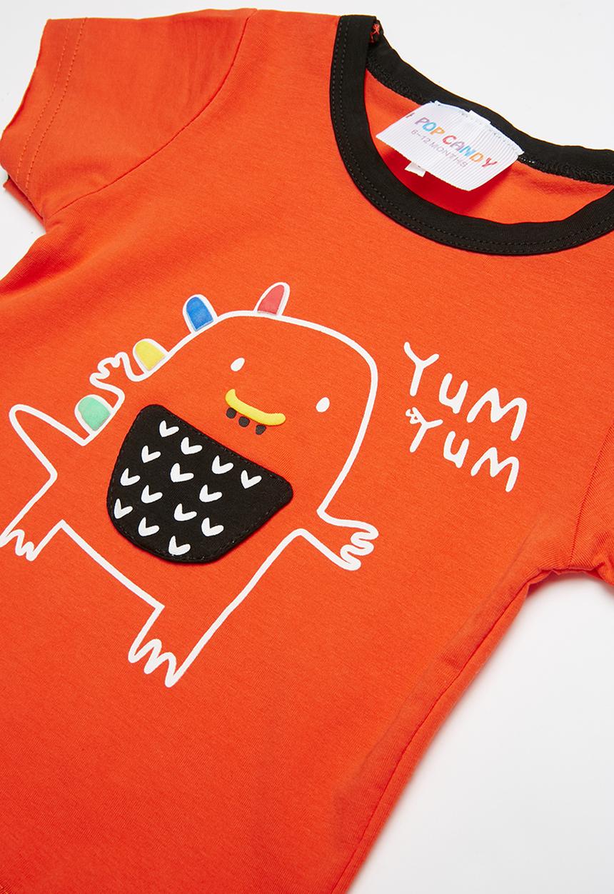 Pop Candy - Printed set - orange 