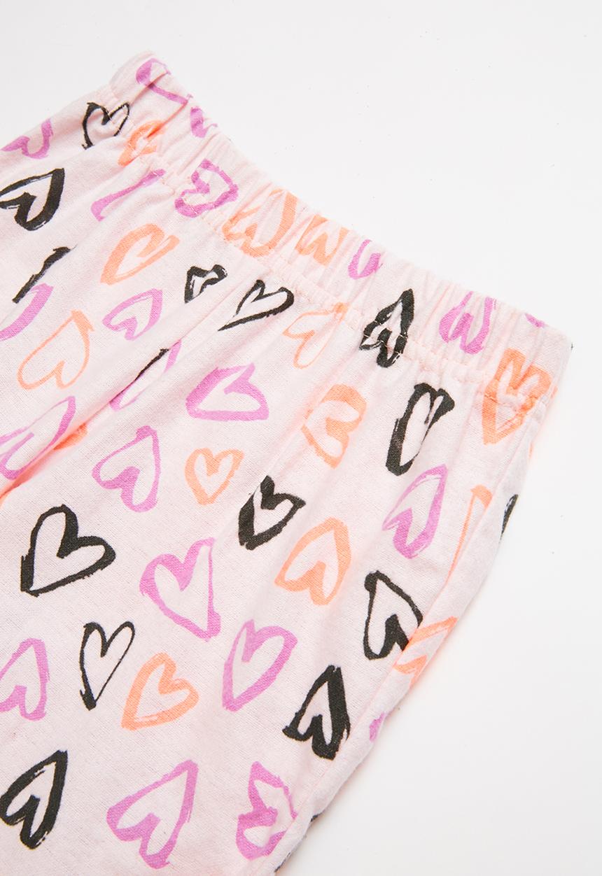 Pop Candy - Flannel pyjama set - grey