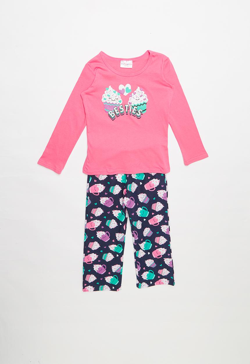Pop Candy - Single jersey flannel cupcakes - multi