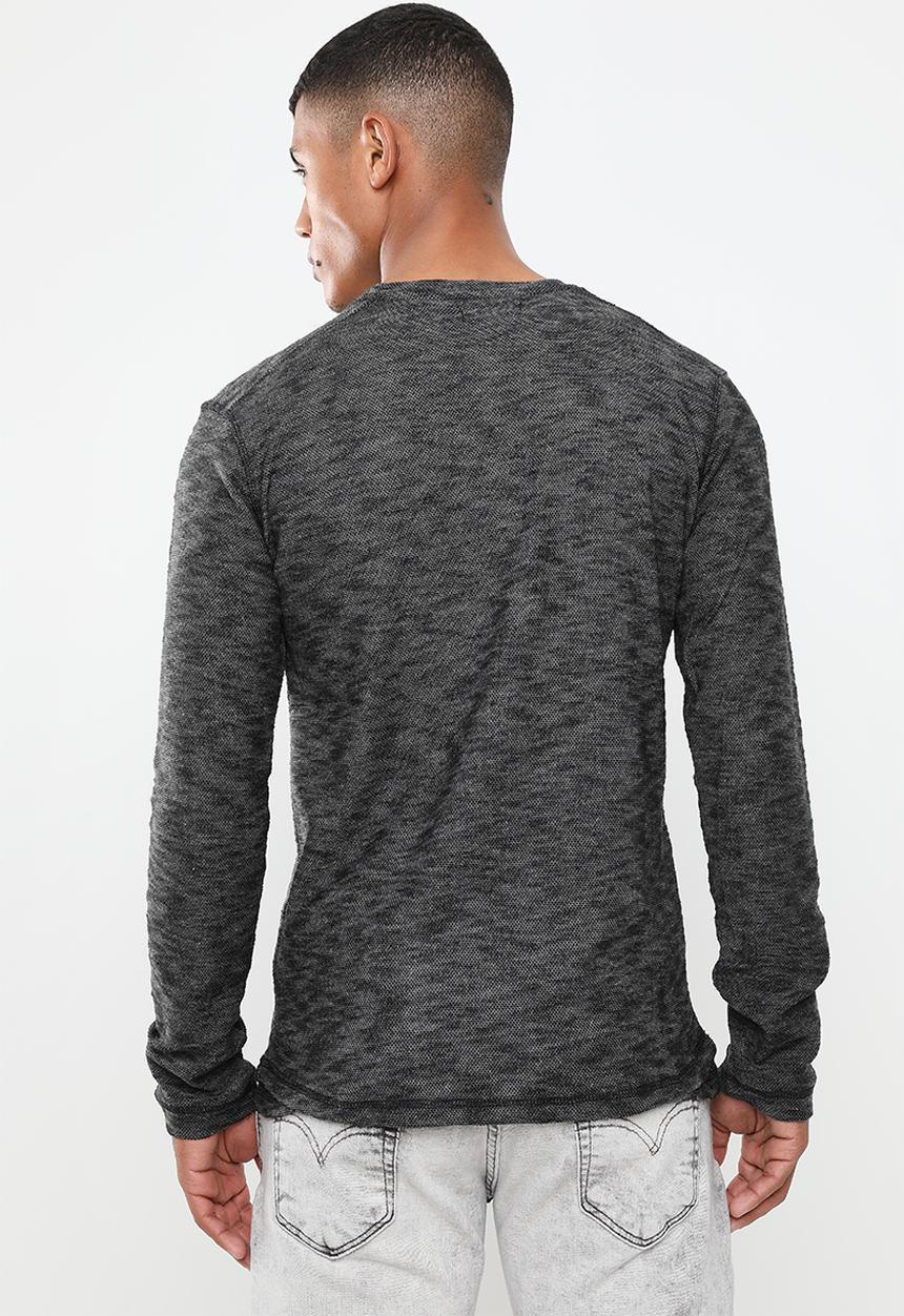 Brave Soul - Mata crew neck sweater - grey
