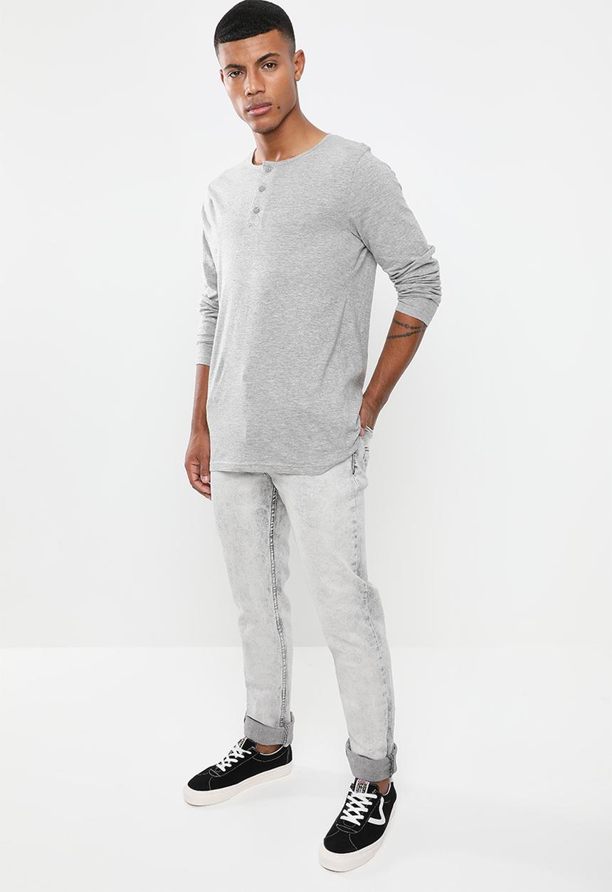 Brave Soul - Freddie branded lounge top - grey