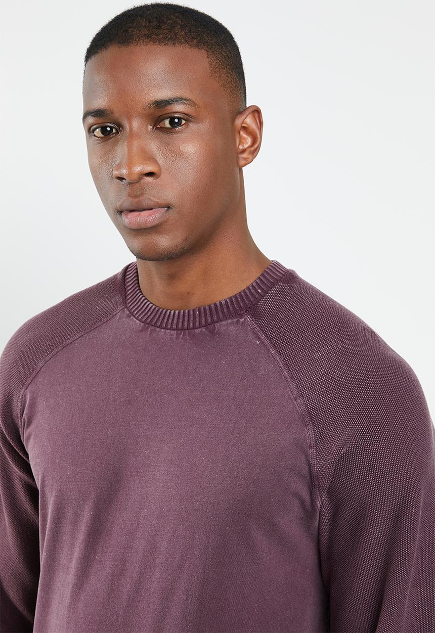 Only & Sons - Wincent mix knit pullover - pink