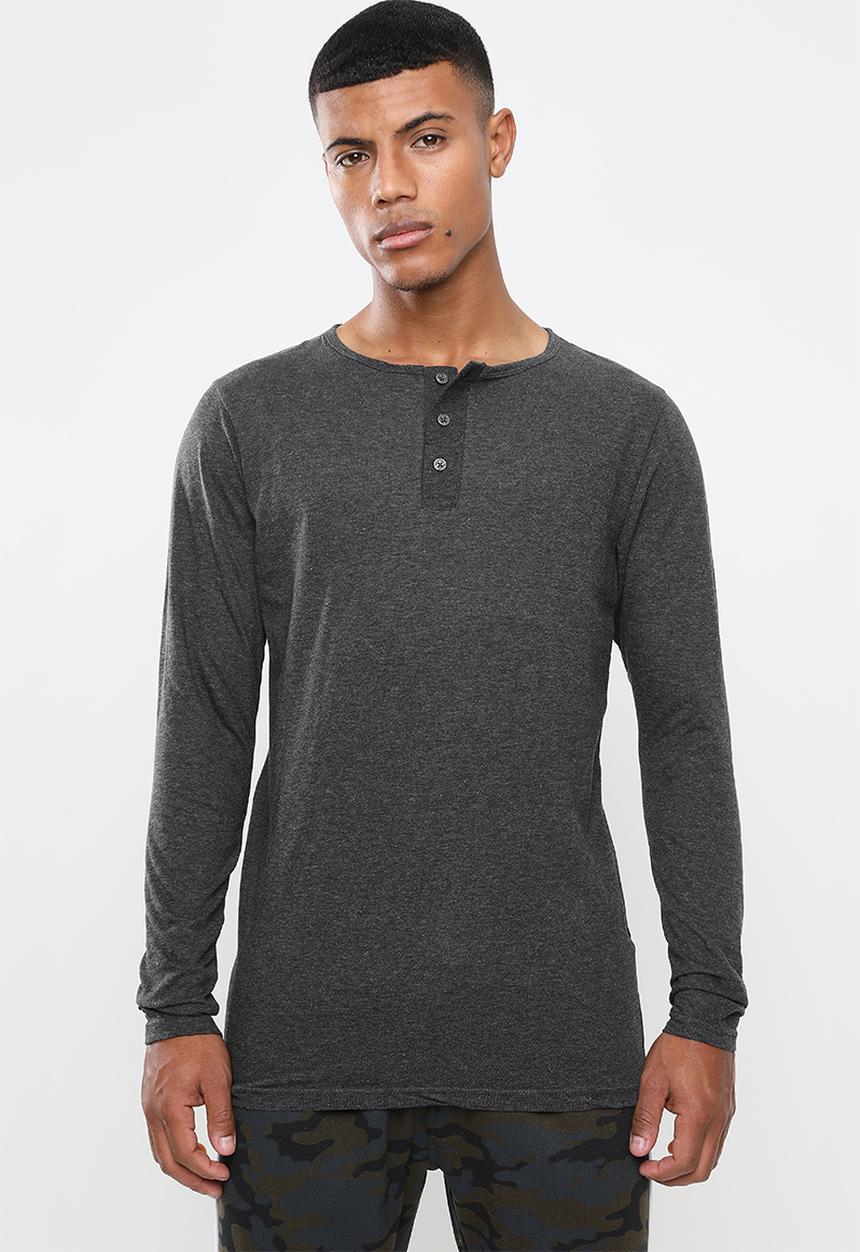 Brave Soul - Freddie branded lounge top - grey 