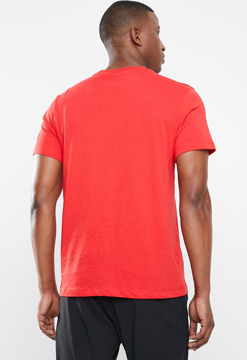 Nike - M NSW tee just do it swoosh - red & black 