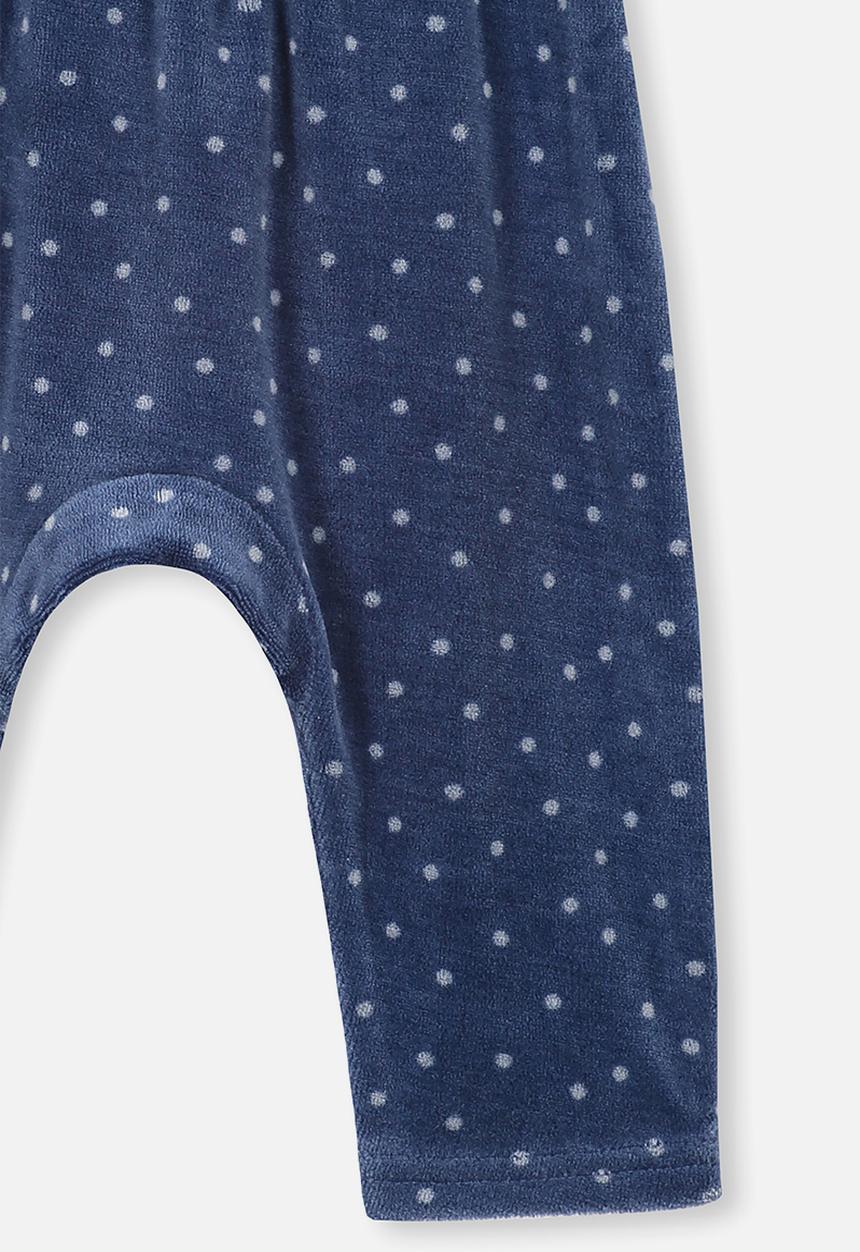 Cotton On - Ella velour trackpant - blue