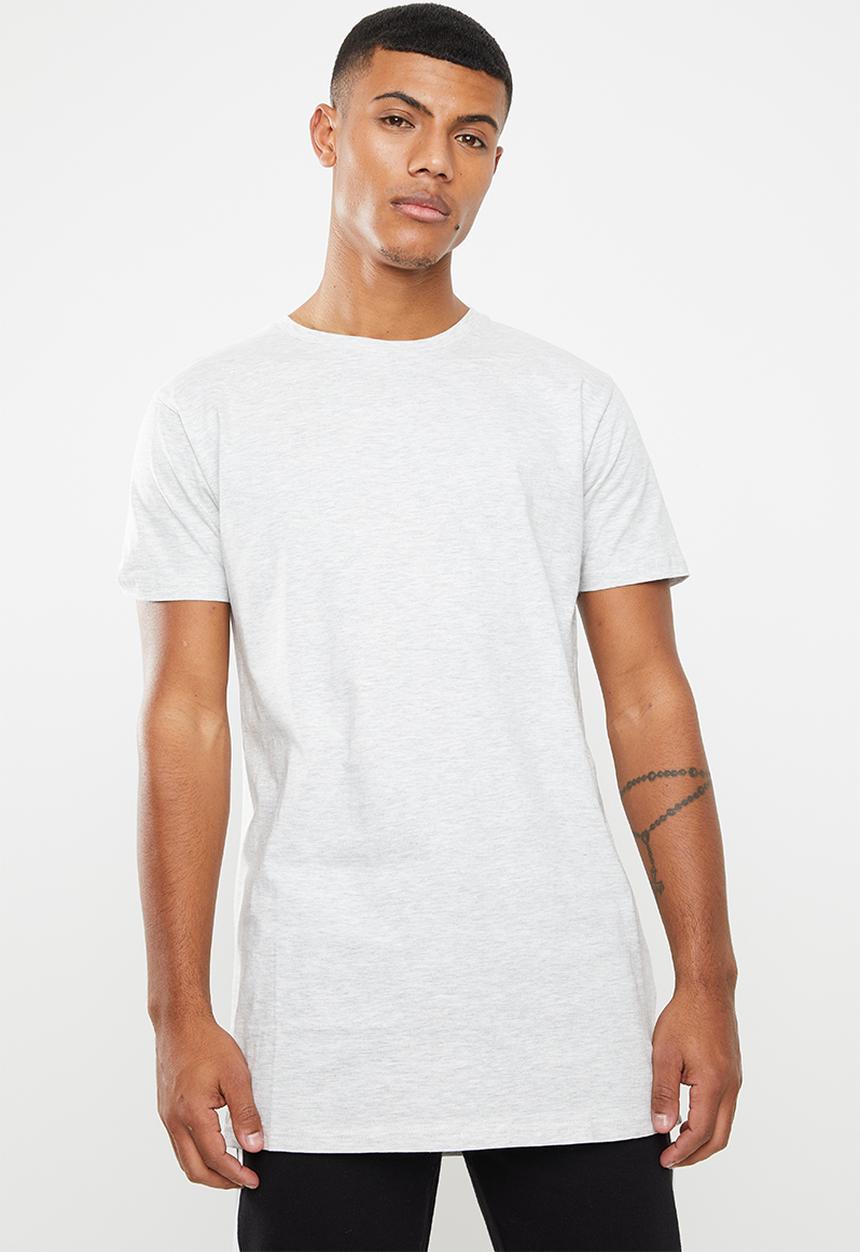 Brave Soul - Harrele longer length tee - grey