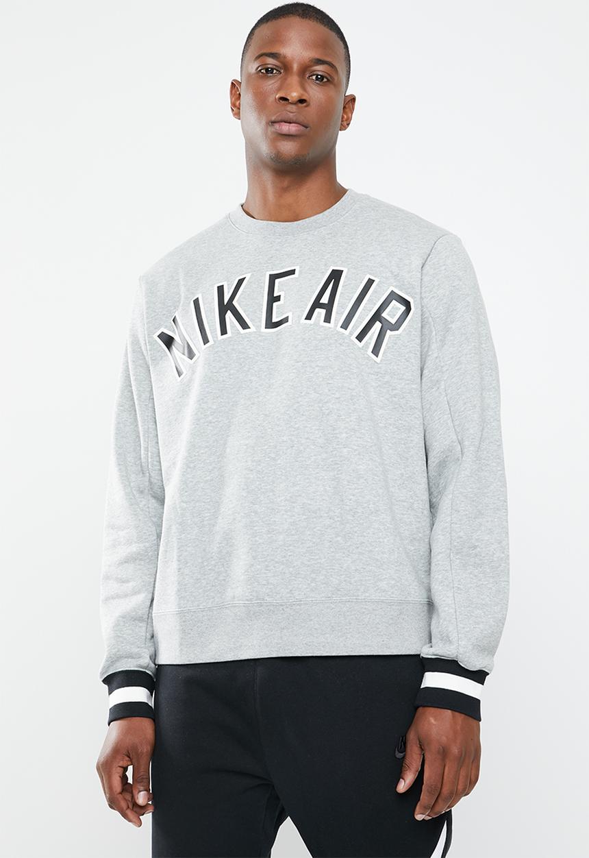 Nike - M NSW crew fleece sweat - grey 